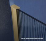 PANEL DE DUCHA FIJO TRANSLÚCIDO ACANALADO - Imagen 3