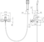 Kit baño/ducha monomando Art - Imagen 7
