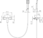 Kit ducha monomando Art - Imagen 7