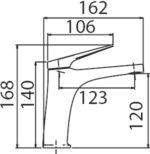 Monomando lavabo Delos - Imagen 7