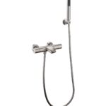 Kit baño/ducha termostático Moscú acero s.316