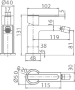 Monomando bidé Roma - Imagen 6