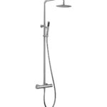 Conjunto de ducha termostático Moscú acero s.316