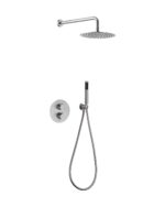 Conjunto de ducha empotrado termostático Moscú acero s.316