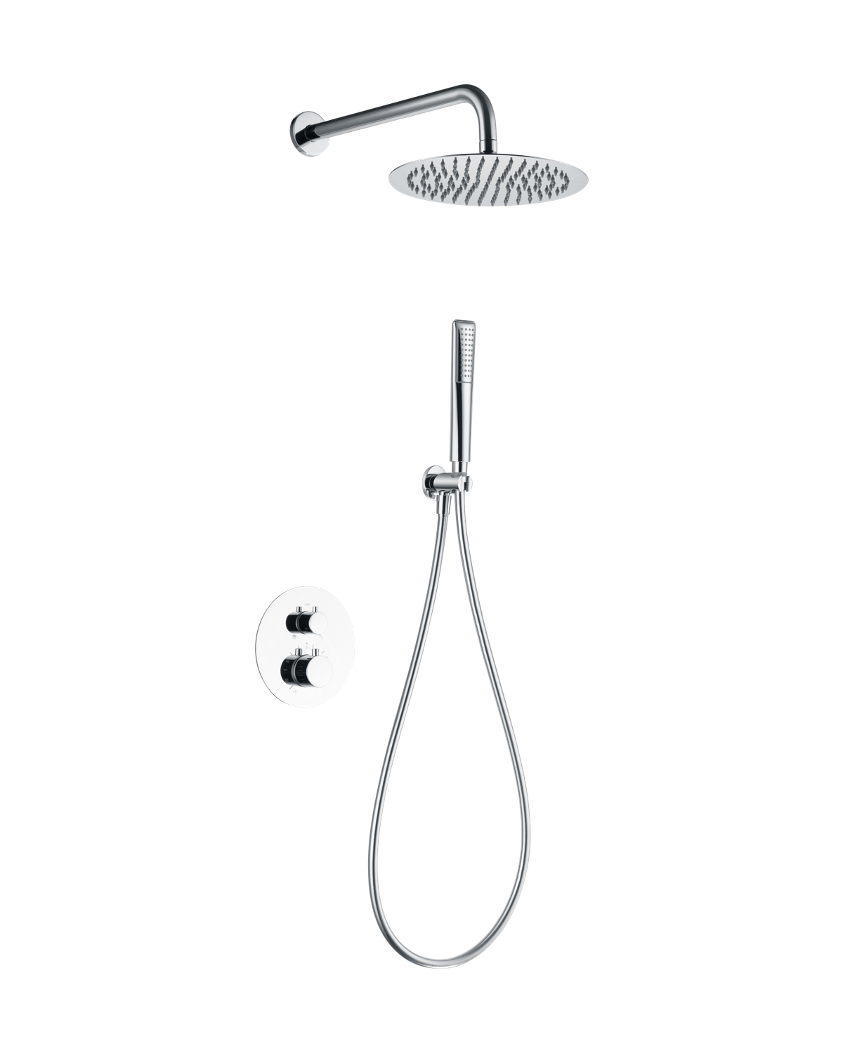 GTN047 Conjunto ducha termostático empotrado Nápoles - Imagen 1