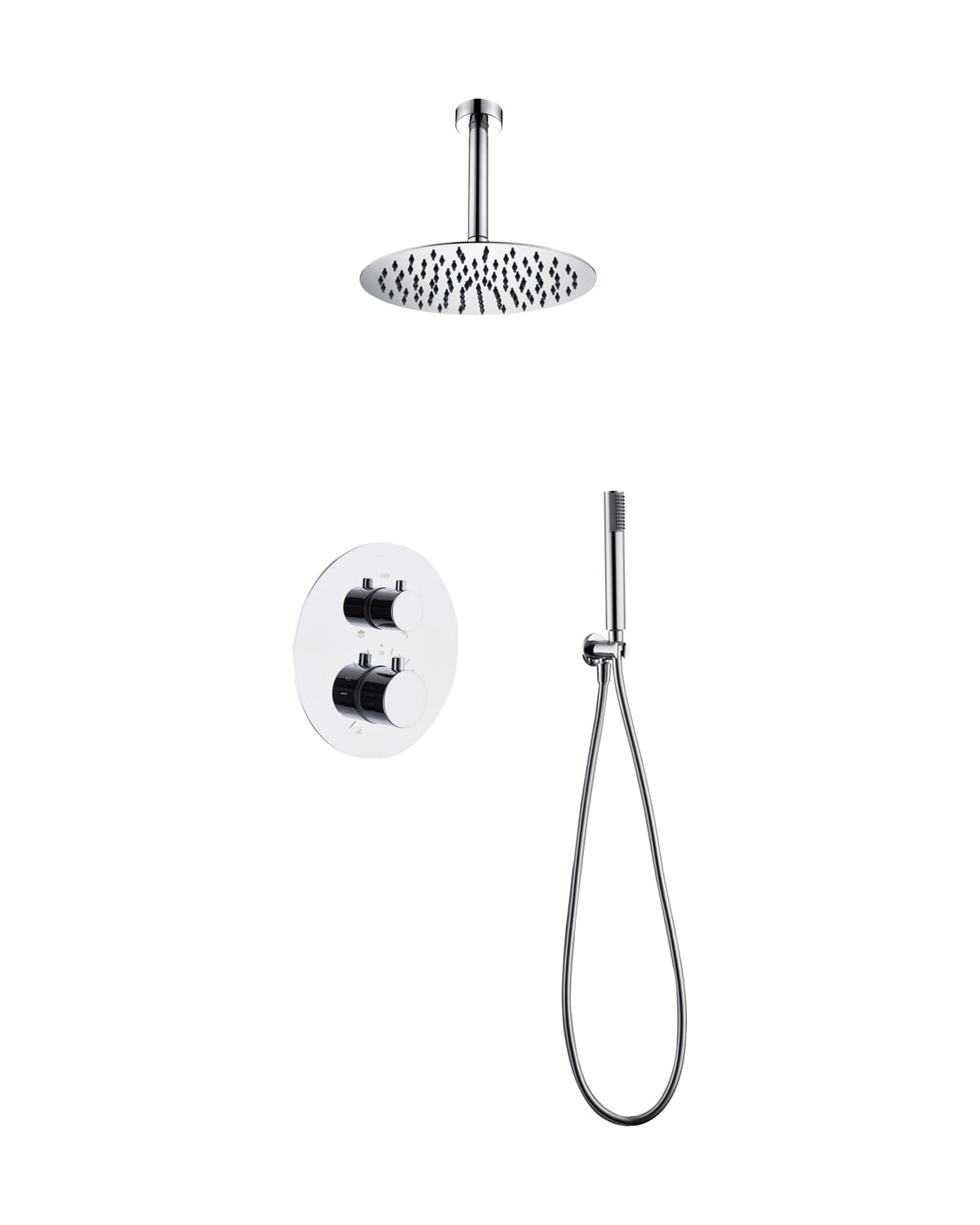 GTT039 Conjunto ducha termostático empotrado Tívoli - Imagen 1