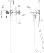 Grifo empotrado de bidé Line - Imagen 8