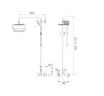 Conjunto de ducha monomando  Bali - Imagen 6