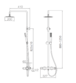 Conjunto de ducha monomando  Dinamarca - Imagen 5
