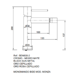 Monomando bidé Monza - Imagen 8