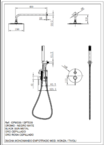 Conjunto ducha monomando empotrado Monza - Imagen 8