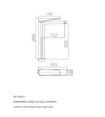 Monomando lavabo alto  Dinamarca - Imagen 5
