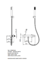 Monomando kit ducha Monza - Imagen 7