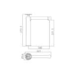 Monomando lavabo alto Olimpo - Imagen 6