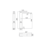 Monomando lavabo alto Pisa - Imagen 5