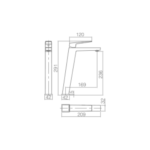 Monomando lavabo alto  Art - Imagen 7