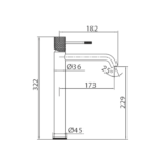 Monomando lavabo alto Génova - Imagen 6