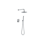 Conjunto de ducha empotrado termostático Line