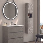 PACK VESUBIO 3 EN 1: Mueble + Lavabo + Espejo en Oferta