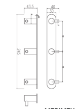 Percha Triple de baño Essential Medimex - Imagen 9