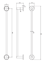 Toallero barra de baño Essential Medimex - Imagen 9