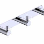 Percha Triple de baño Essential Medimex