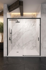 MAMPARA FRONTAL 1 FIJO + 1 CORREDERA PURE - Imagen 3