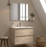 PACK ETNA 3 EN 1: Mueble + Lavabo + Espejo en Oferta