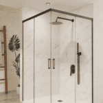 Mampara Angular 2 Fijos +2 Correderas PRISMA
