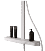 Columna de baño ducha con repisa en cristal templado IDALIA - Imagen 7
