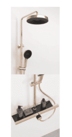 Columna de ducha con repisa en cristal templado NILO - Imagen 4