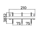 Percha Triple Serie Nova Medimex - Imagen 8