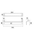 Toallero Interior Mueble Serie Form Medimex - Imagen 8