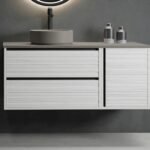 Mueble de baño modelo Vesubio 2 cajones + puerta 120cm - Imagen 5