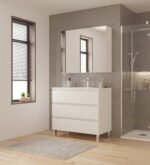 Mueble de baño modelo Orosi 3 cajones con patas - Imagen 4