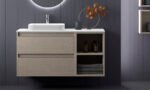 Mueble de baño modelo Nasu 2 cajones + hueco 120cm