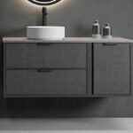 Mueble de baño modelo Vesubio 2 cajones + puerta 120cm - Imagen 2