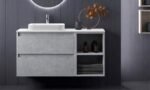 Mueble de baño modelo Nasu 2 cajones + hueco 120cm - Imagen 4