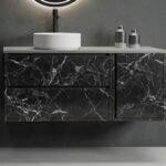 Mueble de baño modelo Vesubio 2 cajones + puerta 120cm - Imagen 9