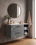 Mueble de baño modelo Teide 2 cajones + hueco - Imagen 8