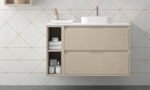 Mueble de baño modelo Etna 2 cajones + hueco 120cm - Imagen 3