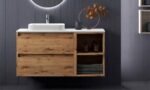 Mueble de baño modelo Nasu 2 cajones + hueco 120cm - Imagen 8