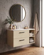 Mueble de baño modelo Teide 2 cajones + hueco - Imagen 9