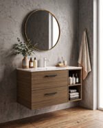 Mueble de baño modelo Teide 2 cajones + hueco - Imagen 11