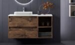 Mueble de baño modelo Nasu 2 cajones + hueco 120cm - Imagen 9