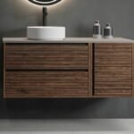 Mueble de baño modelo Vesubio 2 cajones + puerta 120cm - Imagen 7