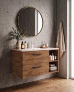 Mueble de baño modelo Teide 2 cajones + hueco - Imagen 12