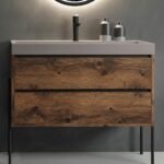 Mueble de baño modelo Vesubio 2 cajones 120cm con dos lavabos - Imagen 8