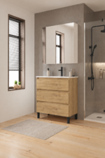 Mueble de baño modelo Orosi 3 cajones con patas - Imagen 6